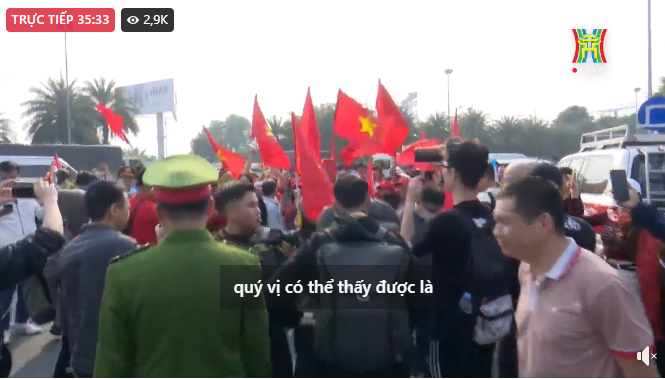 Trực tiếp Đội tuyển bóng đá quốc gia Việt Nam đã đến Nội Bài