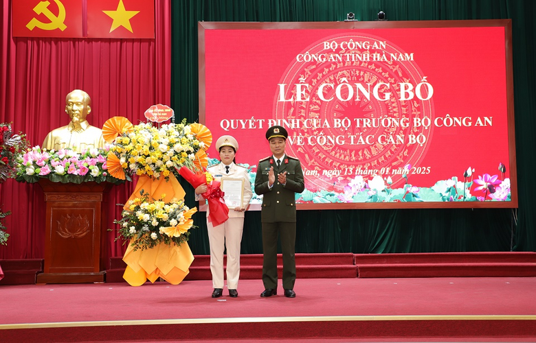Nữ Thượng tá vừa được bổ nhiệm Phó giám đốc Công an tỉnh