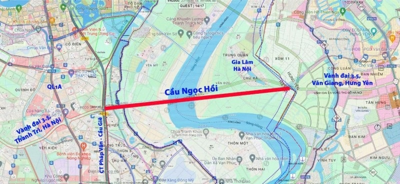Cầu Ngọc Hồi bao giờ khởi công?