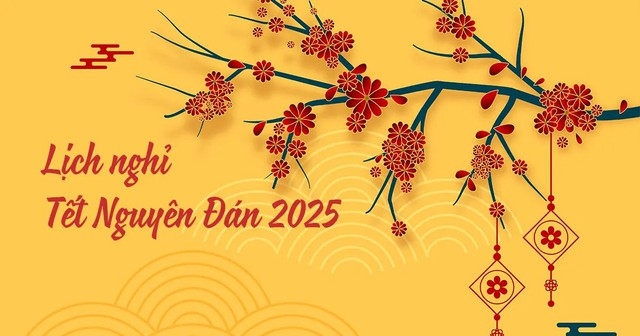 Trình phương án nghỉ Tết Nguyên đán 2025; nghỉ lễ 30/4-1/5 và Quốc khánh 2025