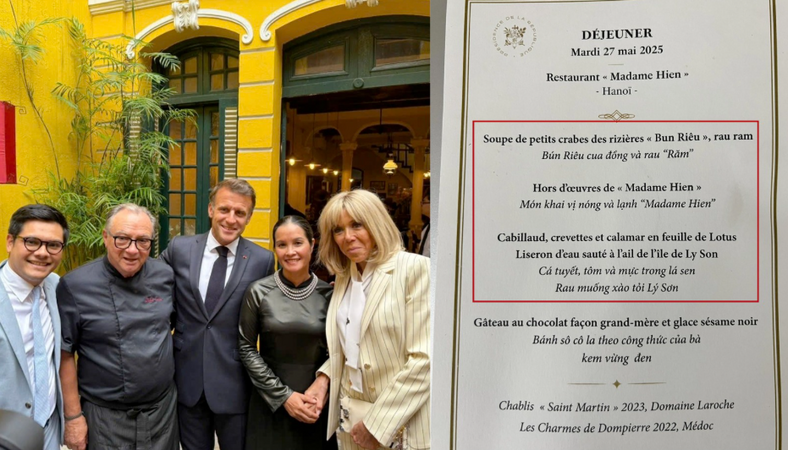 Món rau xào "quốc dân" có trong thực đơn bữa trưa đãi Tổng thống Macron và phu nhân