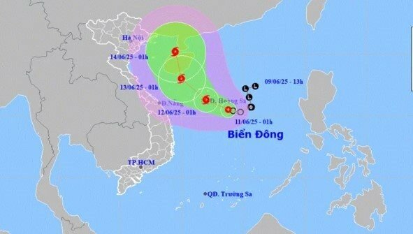 Nóng! Dự báo cường độ bão số 1 có khả năng mạnh lên cấp 10 trong 24h tới