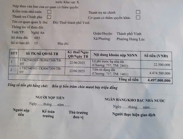 Bán đất 3 tỉ, phải nộp thuế 4,5 tỉ - câu chuyện có thật ở Nghệ An và lý do đằng sau