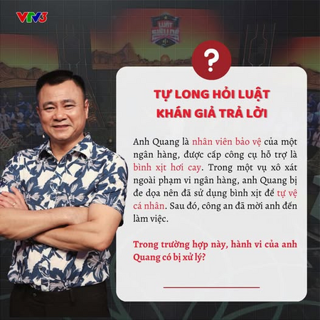 Tự vệ ngoài ca trực: Bảo vệ dùng bình xịt hơi cay có bị xử lý?