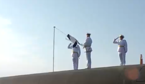 Putin tham dự lễ thượng cờ trên tầu ngầm hạt nhân thế hệ 4