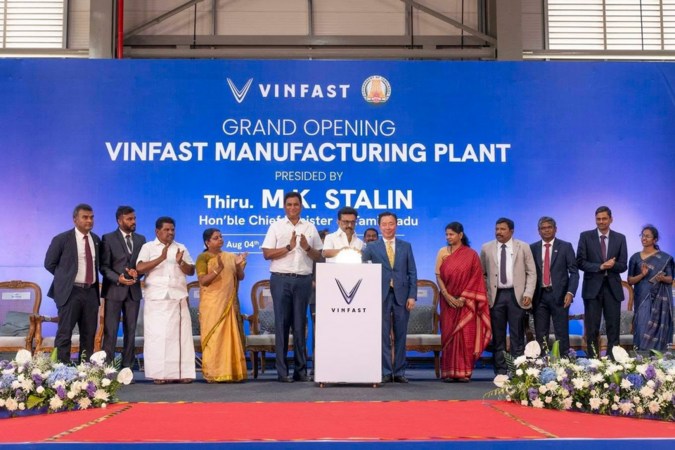 VinFast khánh thành nhà máy ôtô điện 2 tỷ đô tại Ấn Độ