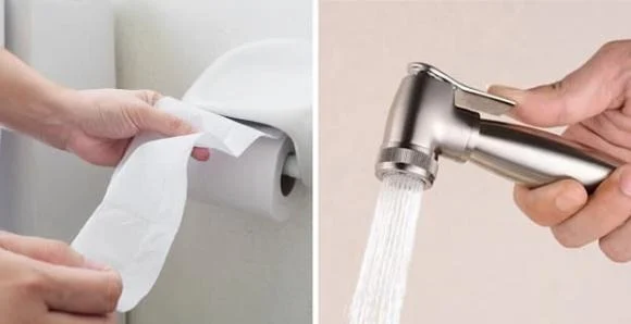 Vòi xịt hay giấy vệ sinh: lựa chọn nào mới đúng? 90% người dùng sai lầm