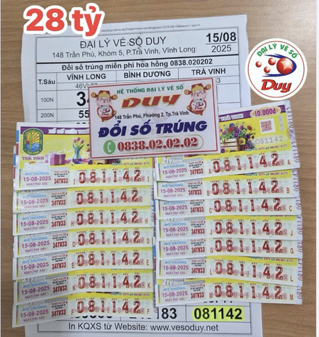 Sao mà hên thế: Đi công tác miền Tây, 1 phụ nữ ở TP HCM trúng độc đắc 14 tờ vé số