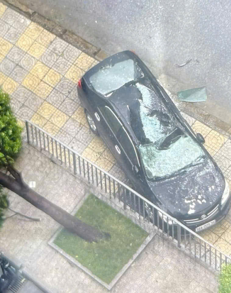 Những thiệt hại đầu tiên của Hà Tĩnh do bão số 5 Kajiki