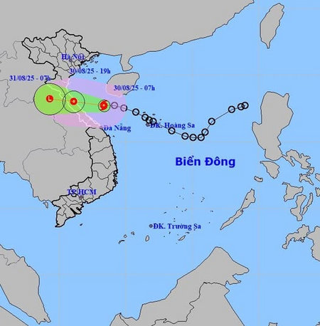 Thông tin về cơn bão số 6 Nongfa
