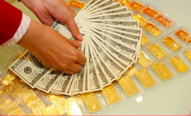 Tại sao giá vàng miếng giảm, "giá đô" USD lên kịch trần?"