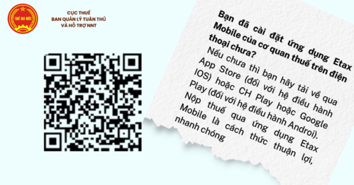 Cách hộ kinh doanh nộp thuế qua eTax Mobile
