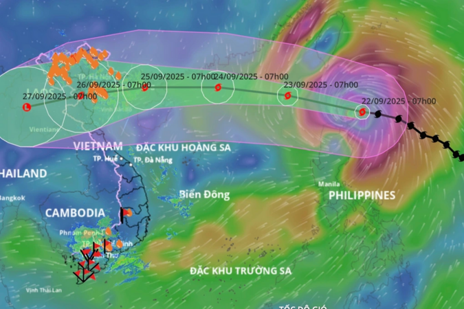 Nóng! Tối nay siêu bão Ragasa sẽ đi vào Biển Đông, sức gió mạnh cấp 16-17