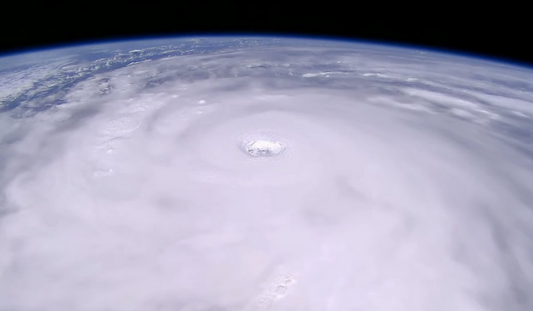 Hình ảnh siêu bão Ragasa nhìn từ trạm vũ trụ Quốc Tế (ISS)