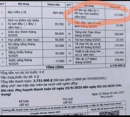 Sổ liên lạc điện tử: phụ huynh kêu là đúng, dù phí đóng không nhiều!
