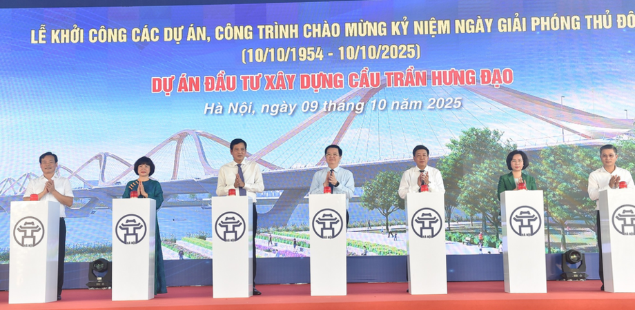 Cầu Trần Hưng Đạo khởi công ngày 9/10/2025