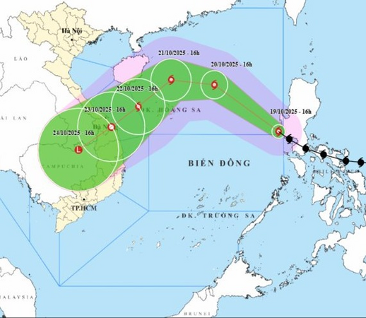 Cập nhật mới nhất về bão số 12 - bão Fengsen