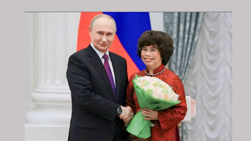 Nữ anh hùng Việt Nam vừa được Tổng thống Putin trao huân chương!