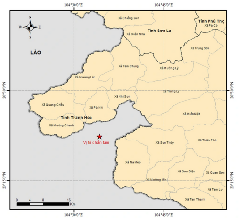 Nóng! Động đất 4.8 độ ở Lào, nhiều người Hà Nội, Thanh Hóa cảm nhận rung lắc mạnh