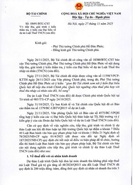Hộ kinh doanh doanh thu dưới 500 triệu không phải đóng thuế là đề xuất mới nhất của Bộ Tài chính
