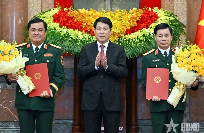Chúng ta lại vừa có thêm hai Thượng tướng quân đội nữa  💐