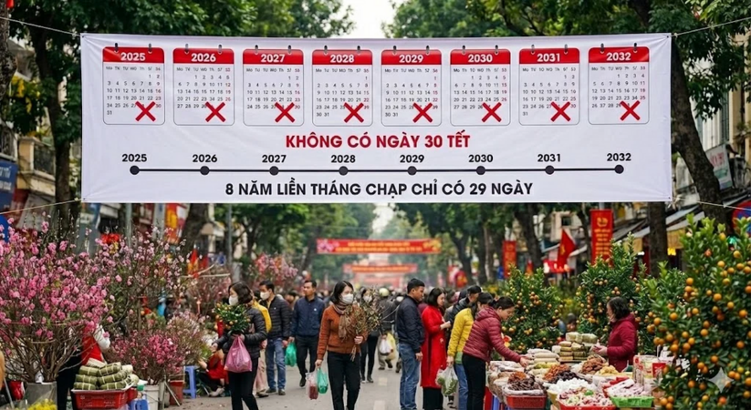 Vì sao từ năm 2025 trở đi, người Việt không được đón 30 Tết và khi nào ngày 30 Tết mới trở lại?