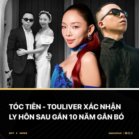 Tin đồn lại đúng! Tóc Tiên - Touliver chính thức ly hôn