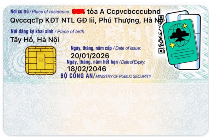 Nơi cư trú ghi trên căn cước, ai dịch được xin bái phục!
