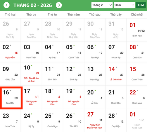 Tại sao 7 năm nữa Tết Nguyên đán mới có ngày 30 Tết?