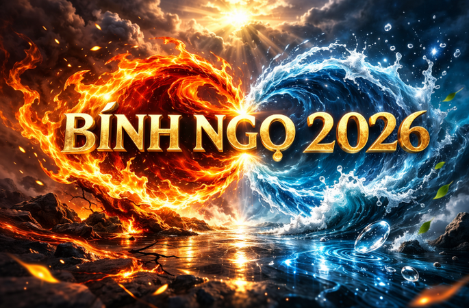 Năm Bính Ngọ 2026 là năm “song Hỏa”, vậy sao 2026 mang hành Thủy?
