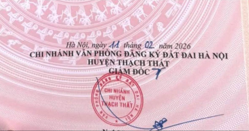 Chi nhánh văn phòng đăng ký đất đai huyện cấp sổ đỏ thời điểm tháng 2/2026 đúng hay không đúng?