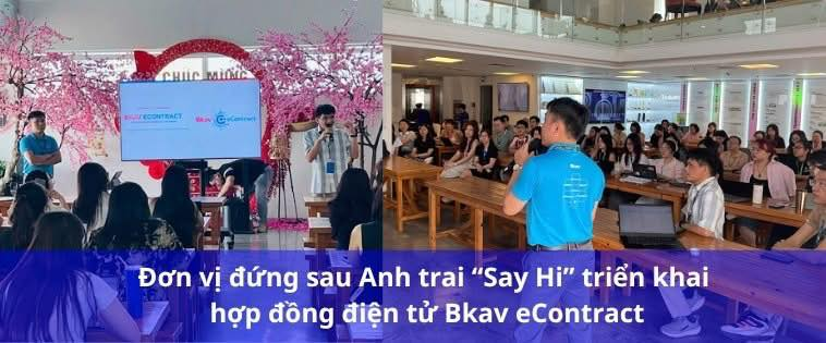 Đơn vị sản xuất "Anh Trai Say Hi" dùng hợp đồng điện tử tích hợp VNeID