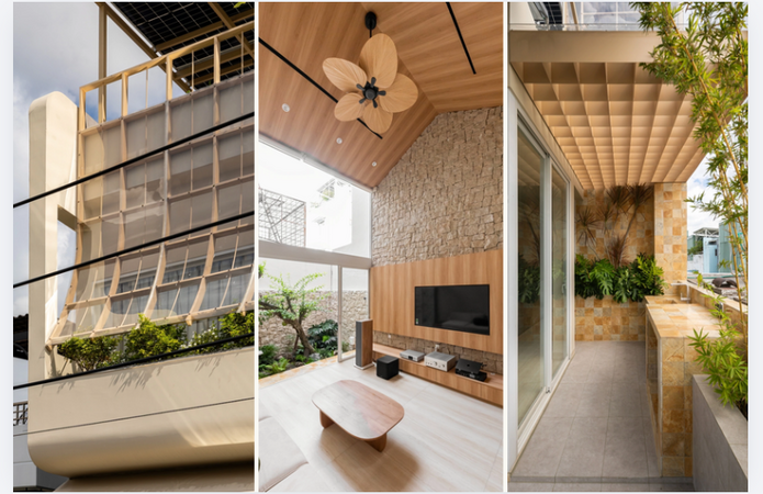 Nhà 40 m² trong hẻm nhỏ: Lấy cảm hứng từ tờ giấy ghi chú, thiết kế vừa giúp vừa chống nắng vừa tạo dấu ấn riêng