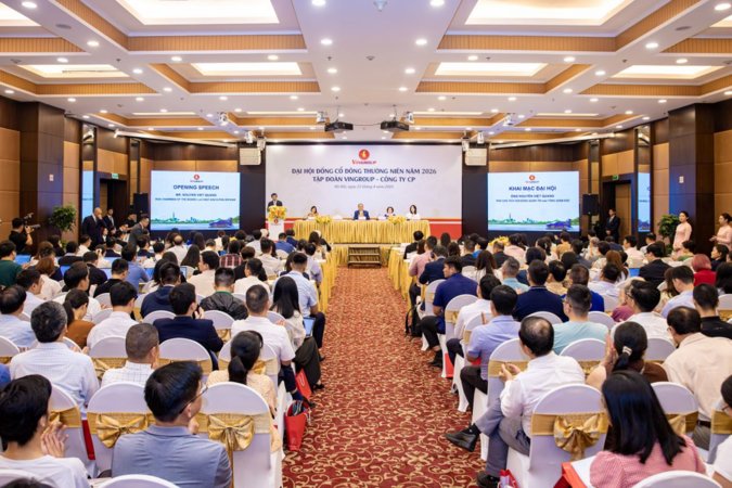 Những thông tin đáng quan tâm từ Đại hội cổ đông Vingroup 2026 sáng nay