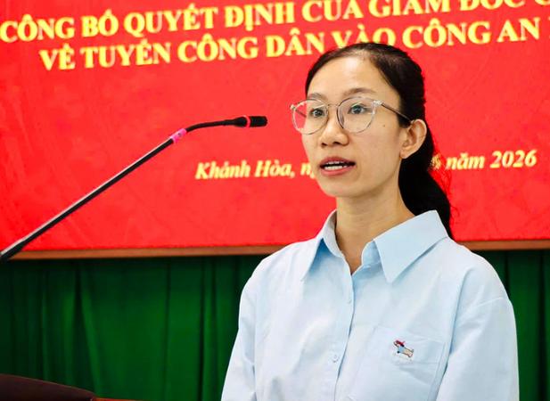 Vợ thiếu tá hy sinh được tuyển vào ngành công an: “Tôi muốn tiếp tục con đường anh đã chọn”