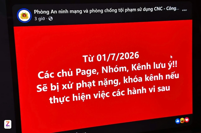 Từ 01/07/2026: Chủ fanpage, hội nhóm Facebook phải chịu trách nhiệm với nội dung vi phạm, mức phạt có thể lên tới 70 triệu đồng