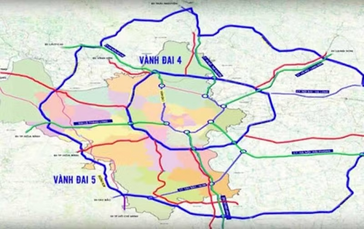 Đề xuất đầu tư hơn 235.000 tỷ đồng làm Vành đai 5 vùng Thủ đô, phấn đấu hoàn thành năm 2030