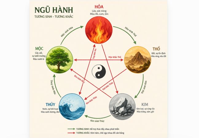 Hiểu đúng về ngũ hành: Ngũ hành là gì? Vì sao vẫn được nhiều người quan tâm đến ngày nay?