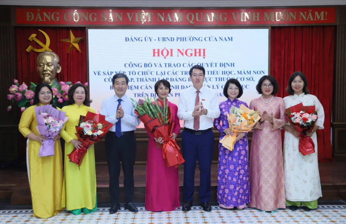 Chi tiết sắp xếp trường học ở phường Cửa Nam (Hà Nội)