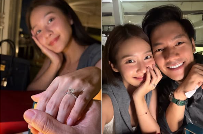Nhan Phúc Vinh cầu hôn, cả hai sau đó bắt đầu "bung lụa"