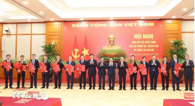 12 quyết định nhân sự được công bố chiều 18/9