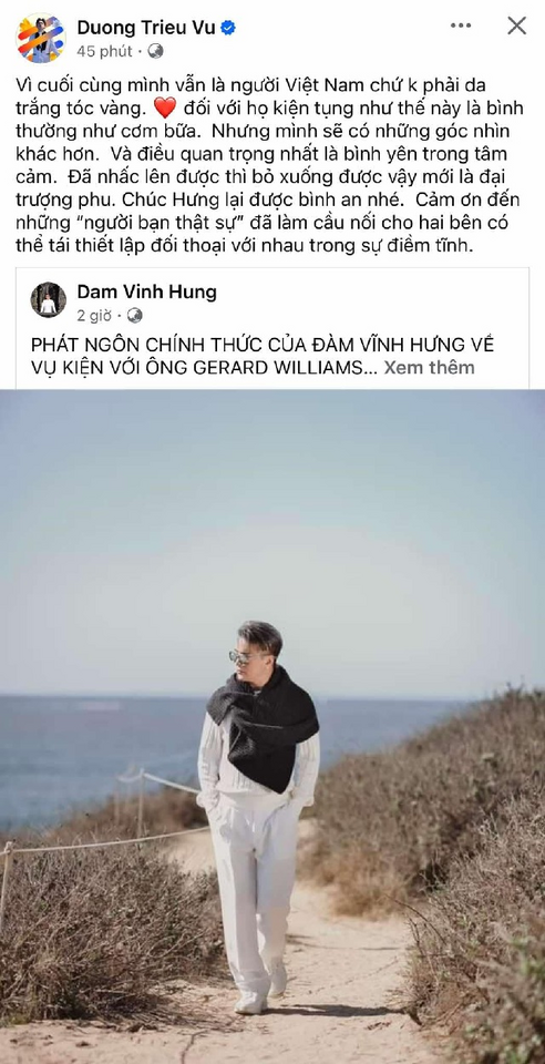 Em ruột Hoài Linh hé lộ 'thế lực' giúp Đàm Vĩnh Hưng và tỷ phú Gerard Williams 'làm hòa'