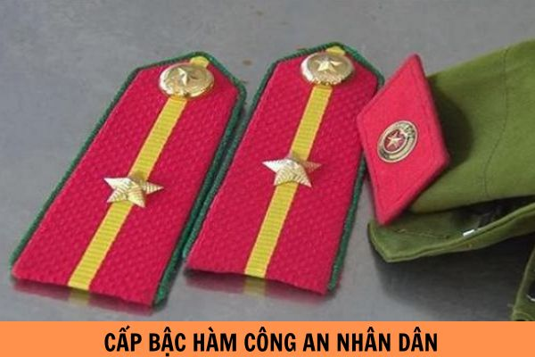 Tốt nghiệp loại Giỏi trường Công an nhân dân, được thăng cấp bậc hàm gì?