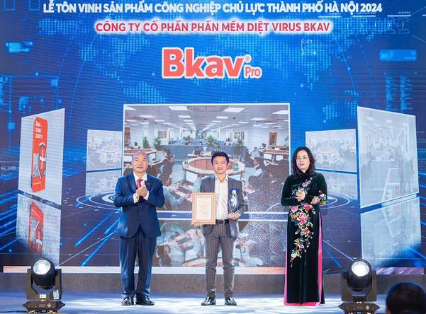 Bkav nhận danh hiệu Sản phẩm Công nghiệp chủ lực thành phố Hà Nội năm 2024